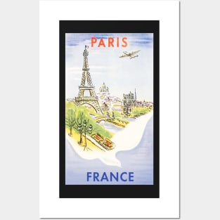 Retro poster - travel - vintage - Paris Posters and Art